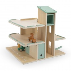 Garage en bois et ses accessoires