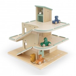 Garage en bois et ses accessoires