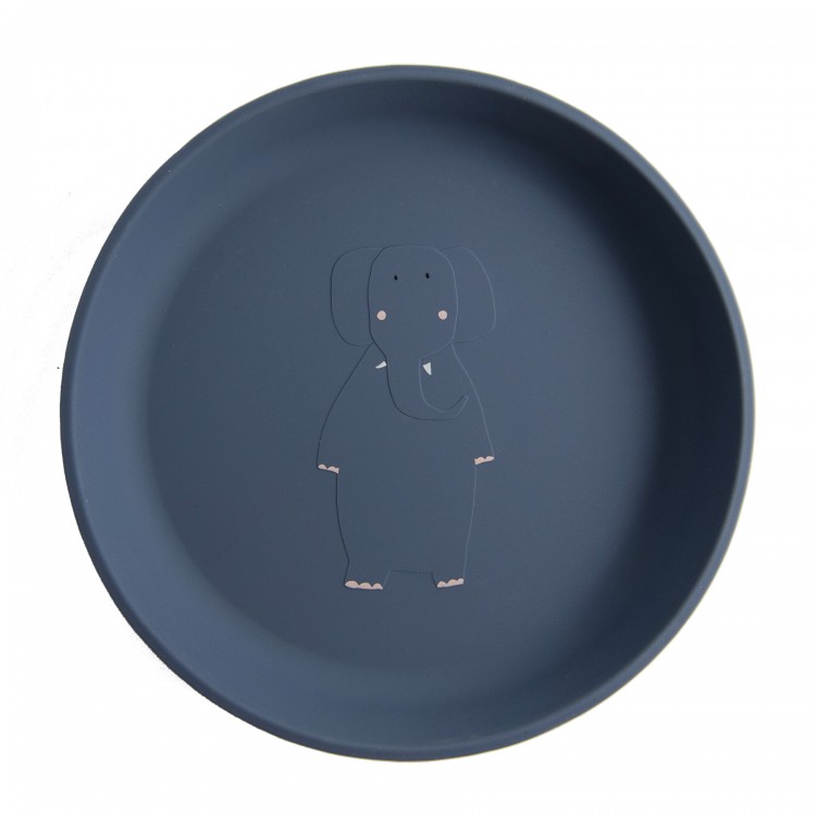 Assiette en silicone - Eléphant Assiette en silicone - Eléphant