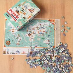 Puzzle 500 pièces - Tour du monde