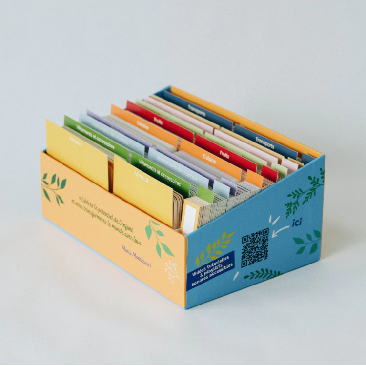 Le Giga Mondy, 600 cartes de nomenclature Montessori Le Giga Mondy, 600 cartes de nomenclature Montessori
