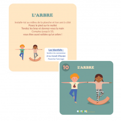 10 Cartes de Yoga enfant