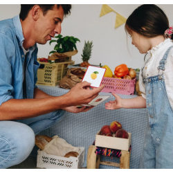 Le Mini-Mondy Fruits & Légumes - Cartes Montessori