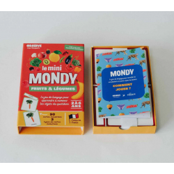 Le Mini-Mondy Fruits & Légumes - Cartes Montessori