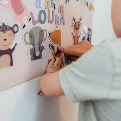 Puzzle-jeu magnétique éducatif animaux