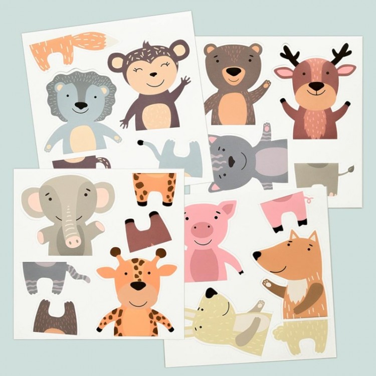 Puzzle-jeu magnétique éducatif animaux Puzzle-jeu magnétique éducatif animaux