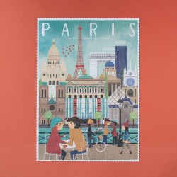 Puzzle réversible - Paris Ville Lumière (350 p.)