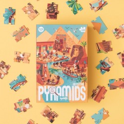 Puzzle 100 pièces "Les pyramides"
