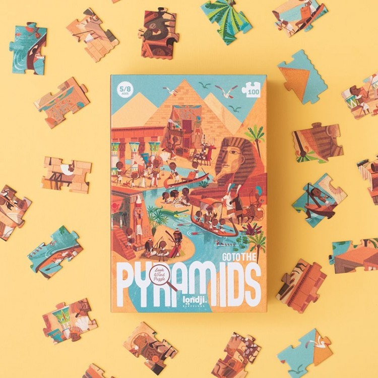 Puzzle 100 pièces "Les pyramides" Puzzle 100 pièces "Les pyramides"