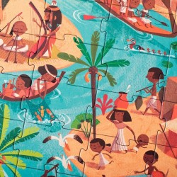 Puzzle 100 pièces "Les pyramides"