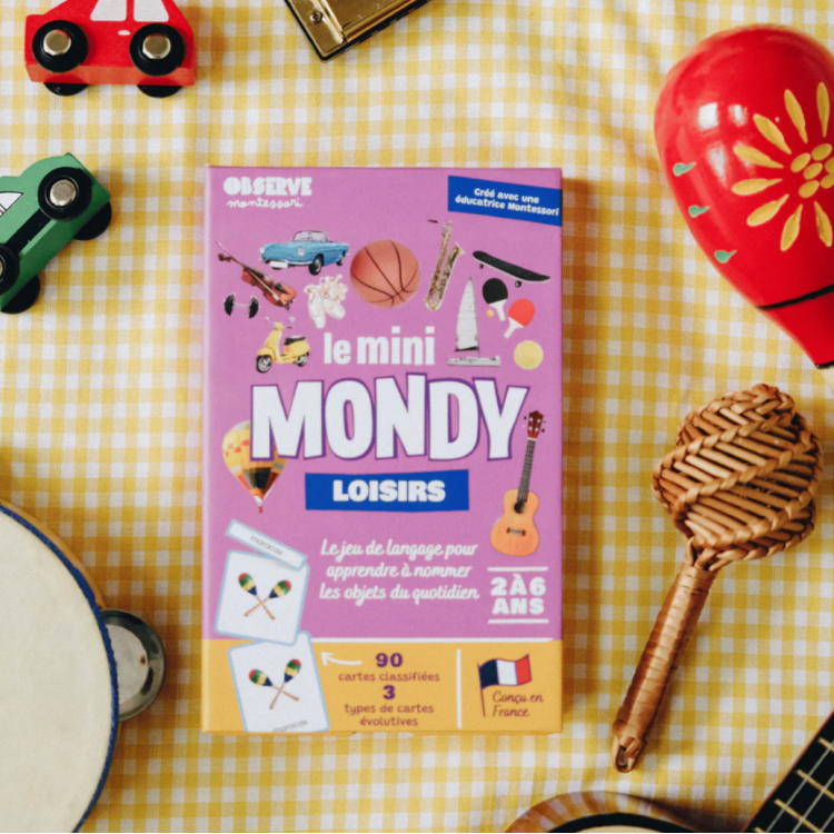 Le Mini-Mondy Loisirs - Cartes de nomenclature Montessori