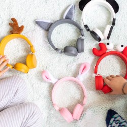 Casque audio à oreilles - Loup