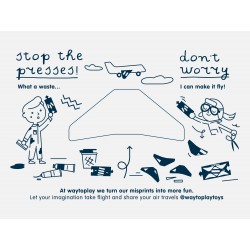 Coffret Runway + 1 avion en bois