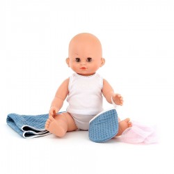 Poupée Petit Câlin 36 cm et sa cape de bain