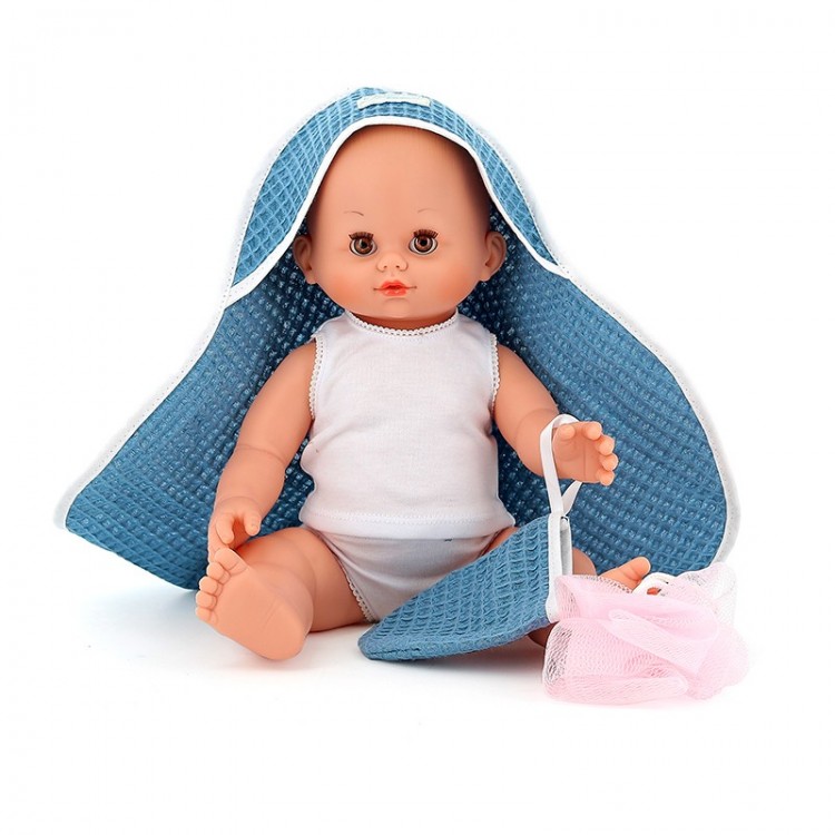 Poupée Petit Câlin 36 cm et sa cape de bain Poupée Petit Câlin 36 cm et sa cape de bain