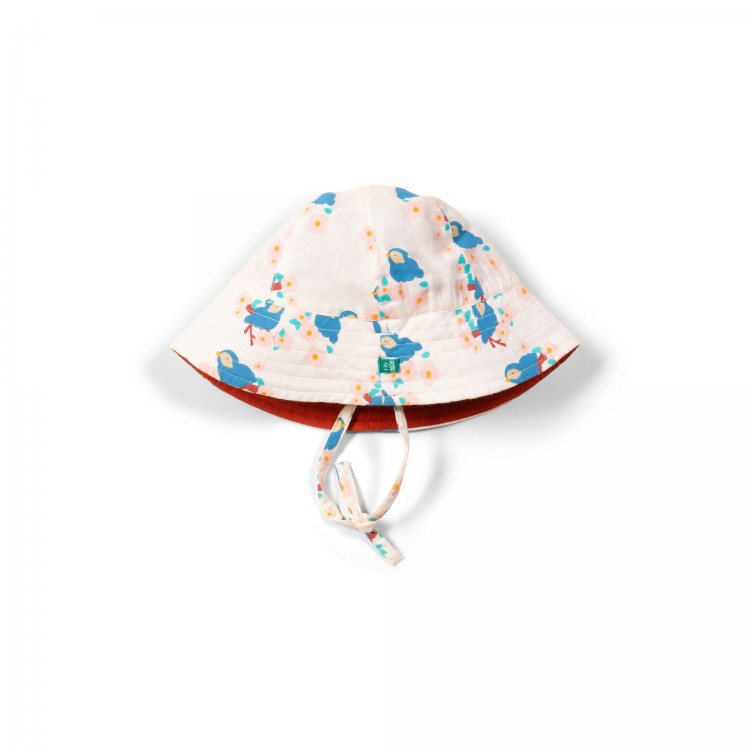 Chapeau de soleil réversible en coton bio Chapeau de soleil réversible en coton bio