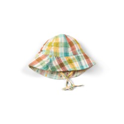 Chapeau de soleil réversible en coton bio