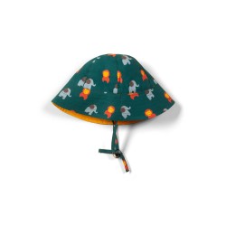 Chapeau de soleil réversible en coton bio