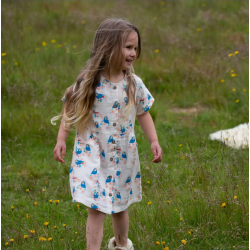 Robe boutonnée à manches courtes - Bluebirds