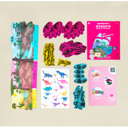 Kit Les Dinosaures - Fabrique tes dinosaures et ta frise historique