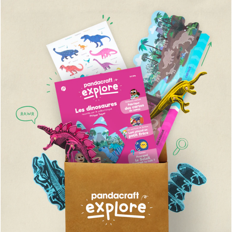 Kit Les Dinosaures - Fabrique tes dinosaures et ta frise historique