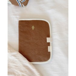 Protège carnet de santé en tissu doublé