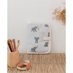 Protège carnet de santé en tissu doublé