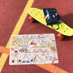 Set en silicone à colorier - Sport