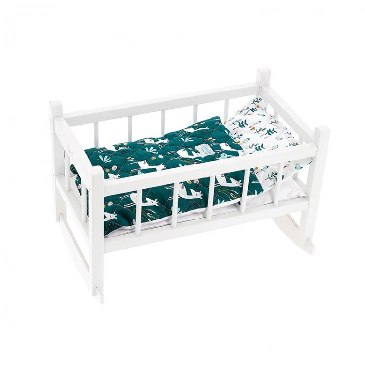 Lit blanc "Petite Biche" pour poupée Lit blanc "Petite Biche" pour poupée