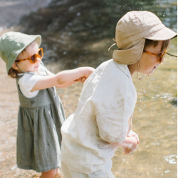 Chapeau de bain bébé anti-UV