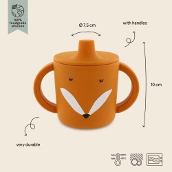 Tasse Gobelet d'apprentissage en silicone - Renard