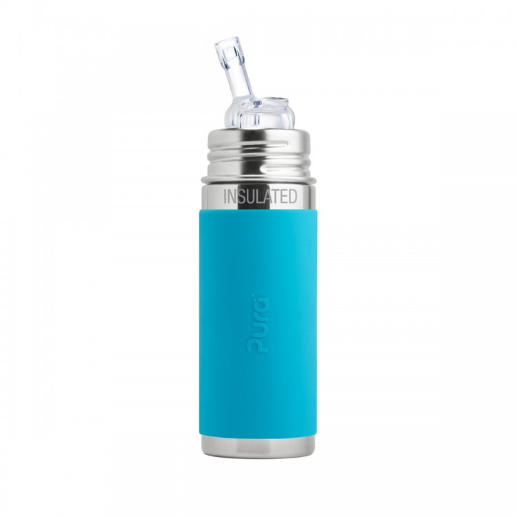 Gourde évolutive isotherme avec paille 260 ml Gourde évolutive isotherme avec paille 260 ml