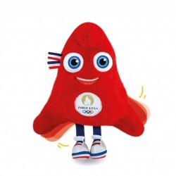 Peluche Mascotte Officielle Jeux Olympiques Paris 2024 - Fabriquée en France