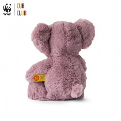 Peluche ultra-douce Ebu l'éléphant rose 29cm