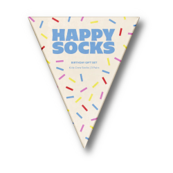 Pack de 3 Chaussettes Gâteau d'Anniversaire