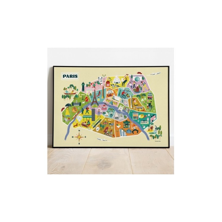 Affiche Paris, par Charlotte Molas Affiche Paris, par Charlotte Molas