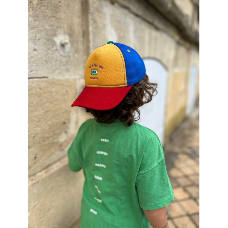 Casquette "Old School" en coton upcyclé Casquette "Old School" en coton upcyclé