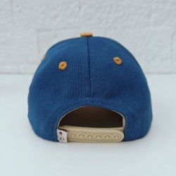 Casquette "Pop corn" en coton upcyclée