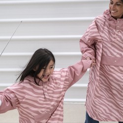 Poncho de pluie recyclé "Zebra"