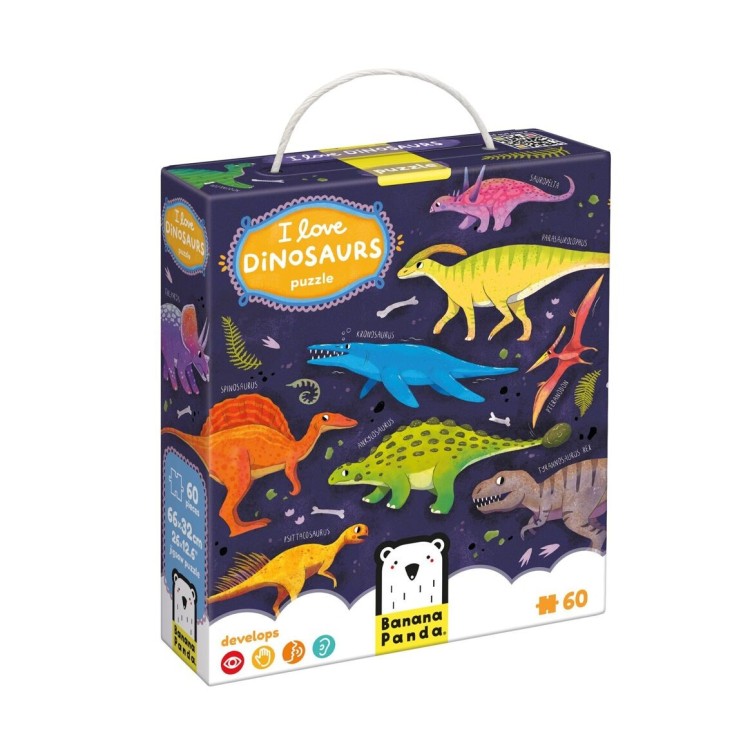 Puzzle 60 pièces "I love dinosaurs" Puzzle 60 pièces "I love dinosaurs"