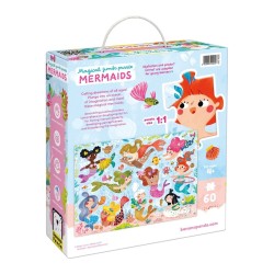 Puzzle jumbo 60 pièces Sirènes