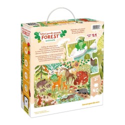 Puzzle jumbo 40 pièces "Animaux de la forêt"