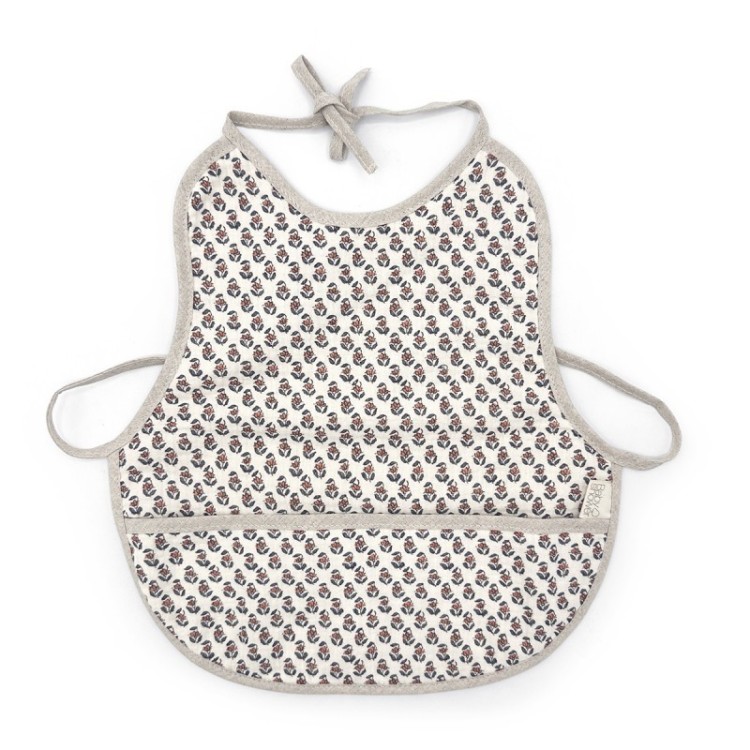 Bavoir repas en coton bio - Format maxi Bavoir repas en coton bio - Format maxi