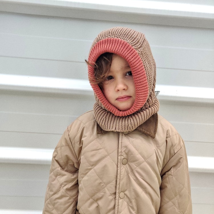 Cagoule tricot - coton bio Cagoule tricot - coton bio