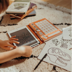 Tablette à dessiner et 30 images Kidydraw-Mini