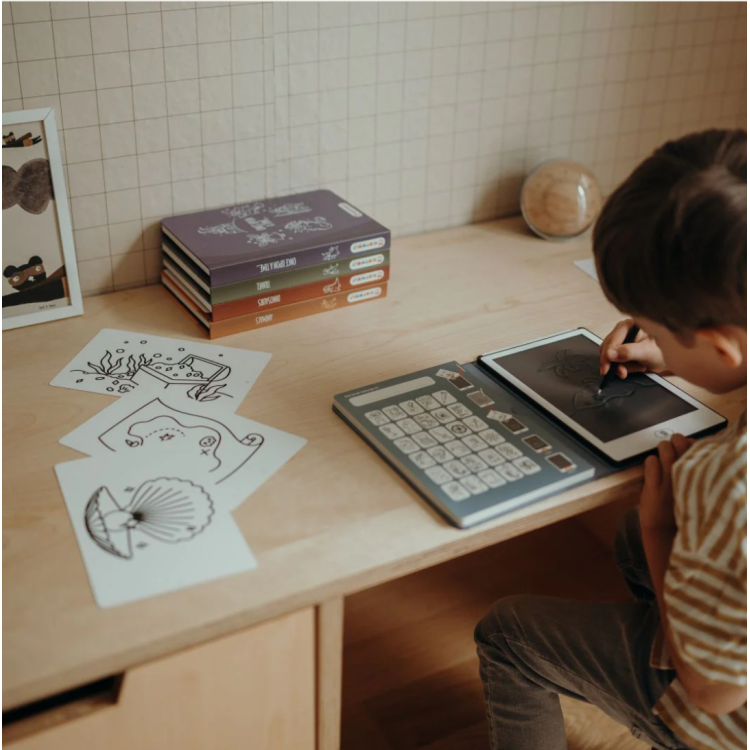Tablette à dessiner et 30 images Kidydraw-Mini