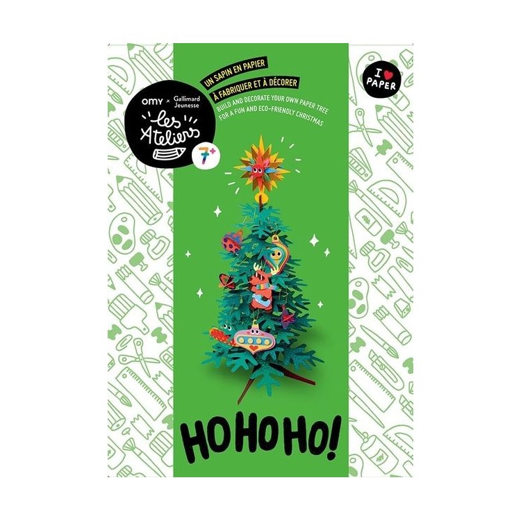 Les Ateliers OMY - Sapin à décorer "Ho ho ho !"