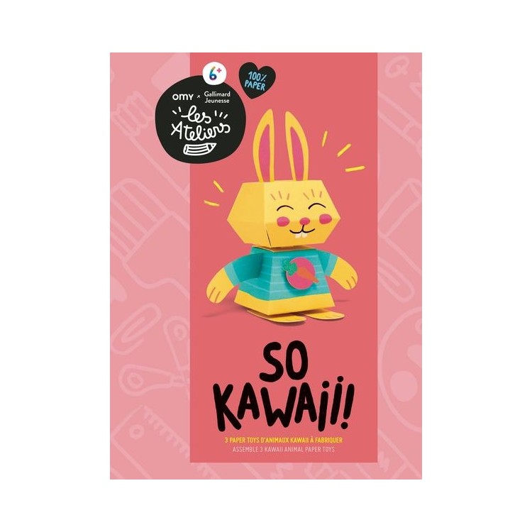 Les Ateliers OMY - Animaux en papier "So kawaii" Les Ateliers OMY - Animaux en papier "So kawaii"