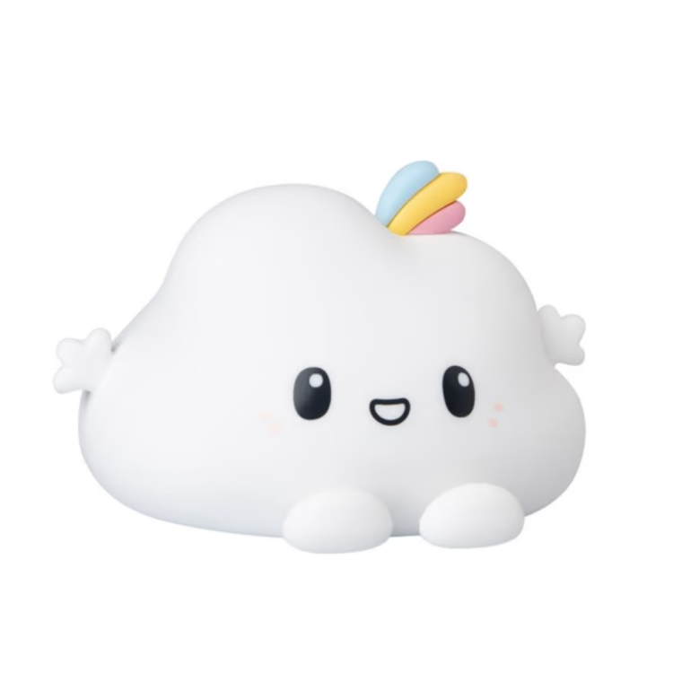 Veilleuse silicone avec télécommande - Nuage Noa Veilleuse silicone avec télécommande - Nuage Noa