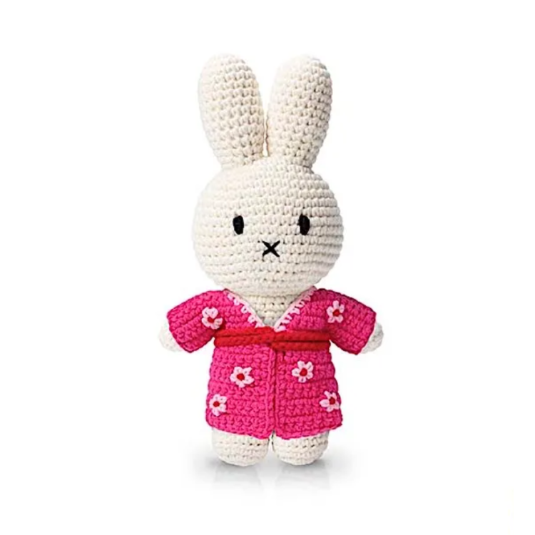 Poupée Miffy en crochet - kimono